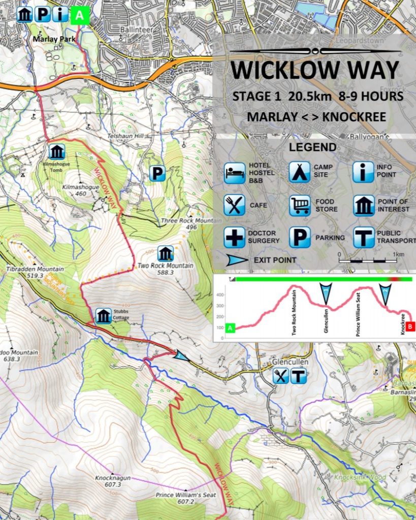 Wicklow Way Map GPS And Overall Information Wicklow County Tourism   Wicklow Way Map 819x1024 