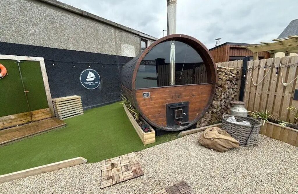 Boat yard sauna for blog