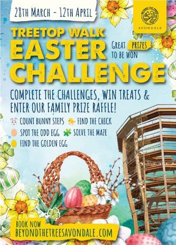 Treetop Easter Challenge & Alice in Woodland at Beyond The Trees
