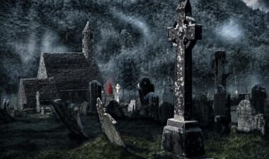 Cloaked Figure Background